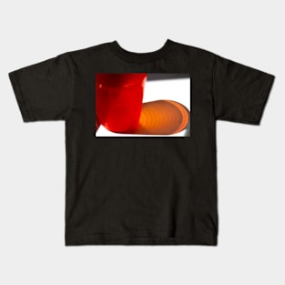 Orange Shadow Kids T-Shirt